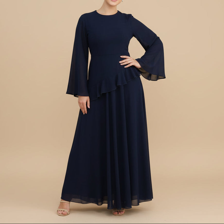 Mahveen Long Sleeve Modest Maxi Dress - Try Modest Limited 