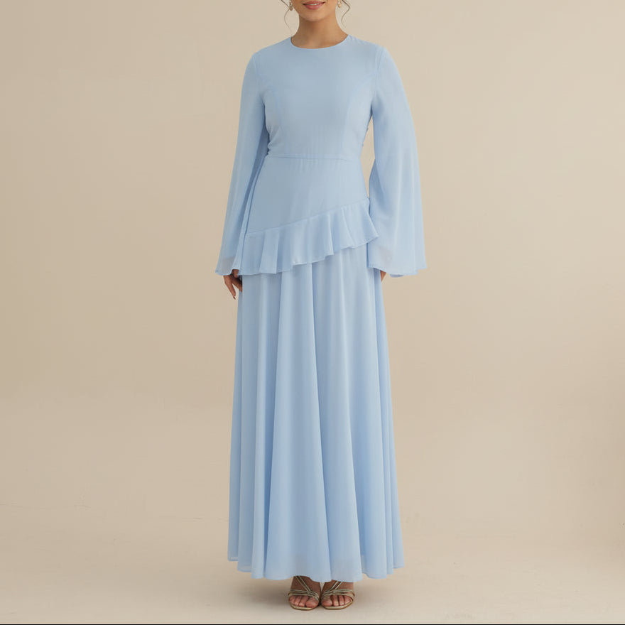 Mahveen Long Sleeve Modest Maxi Dress - Try Modest Limited 