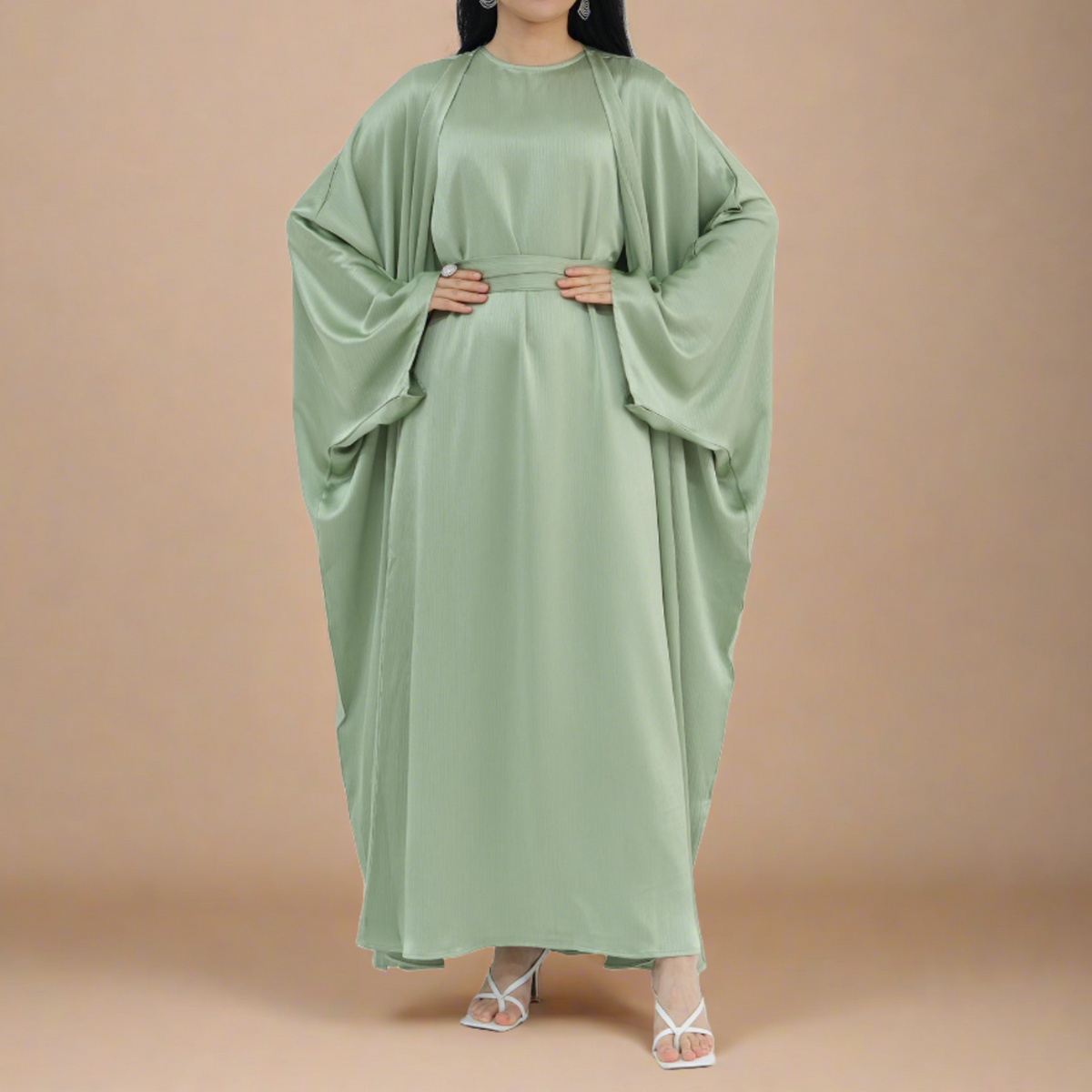 Maisara Soiree Evening Abaya Set - Try Modest Limited