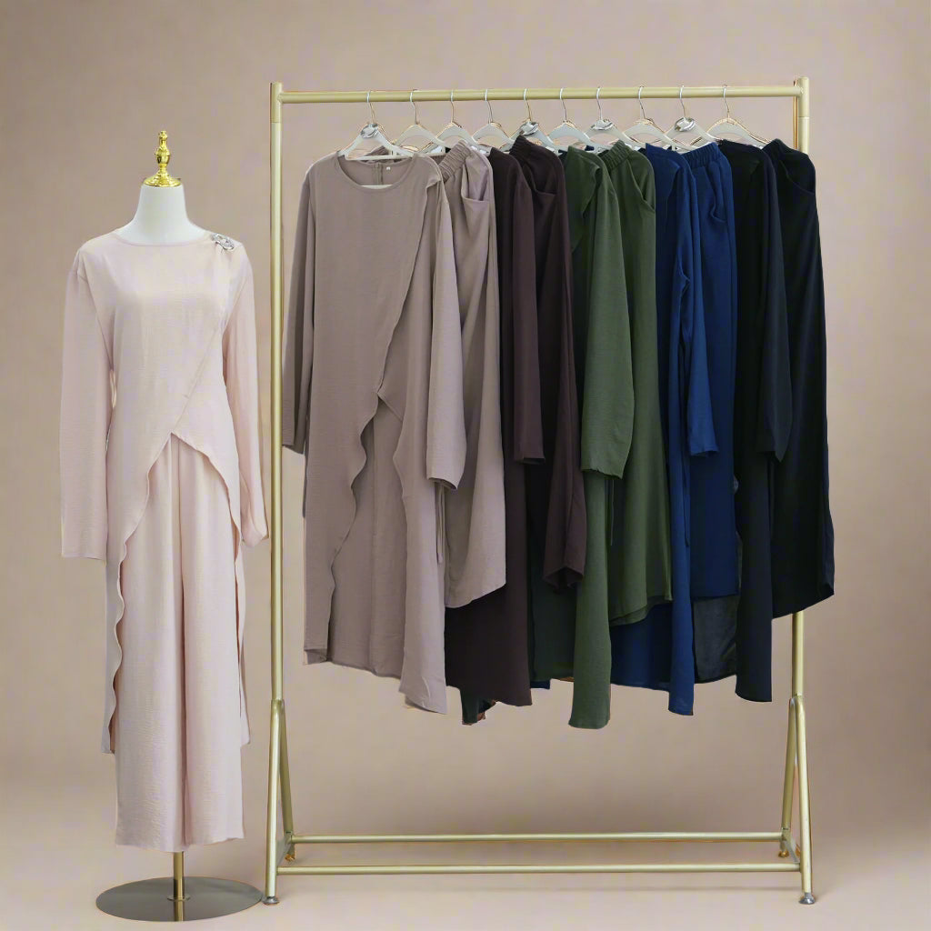 Maram Asymmetrisches Top- und Hosenset