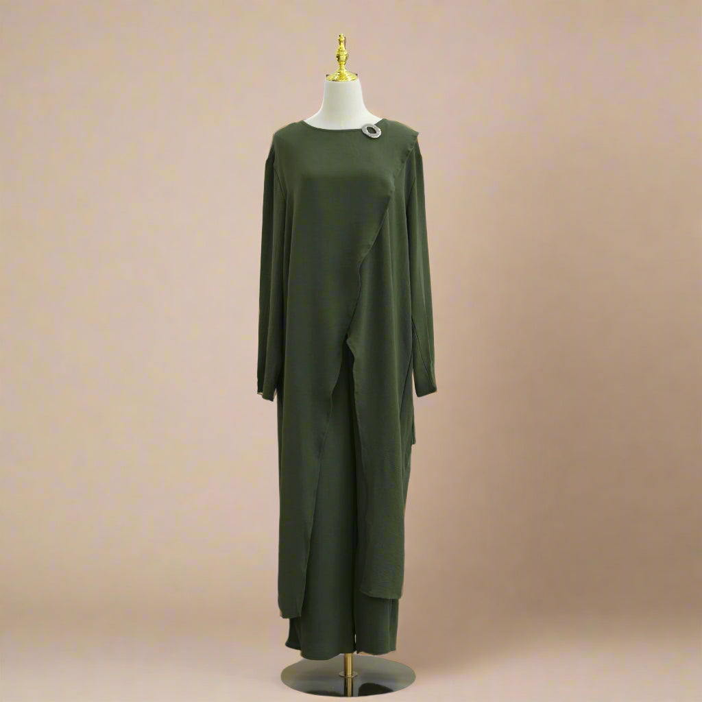 Maram Asymmetrisches Top- und Hosenset