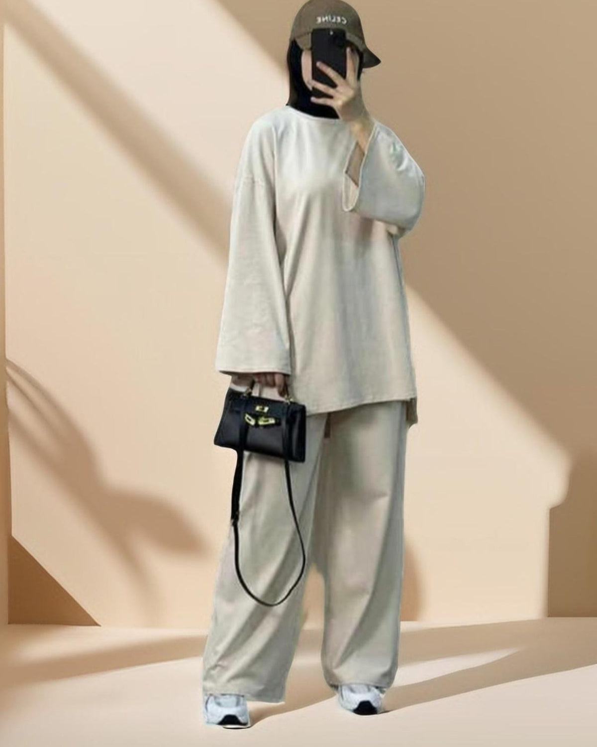 Melike Solid Color Co-Ord Set - Try Modest Limited