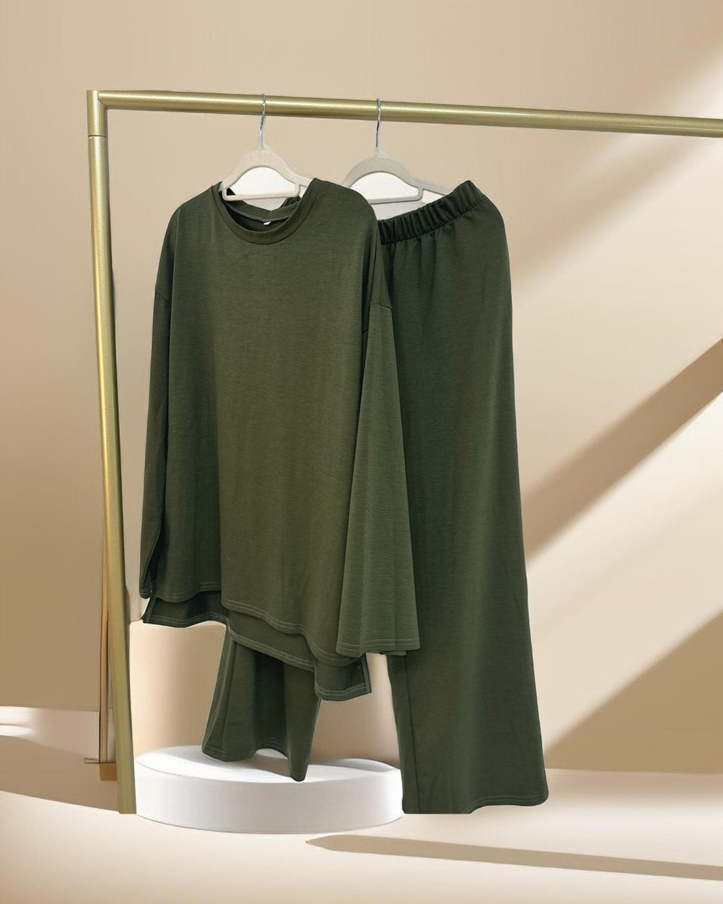 Melike Solid Color Co-Ord Set - Try Modest Limited