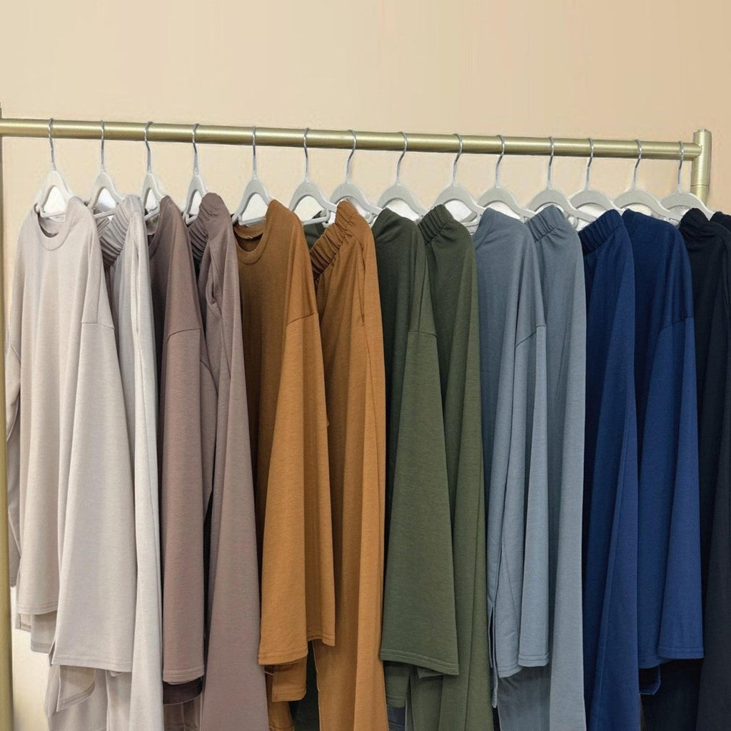 Melike Solid Color Co-Ord Set - Try Modest Limited