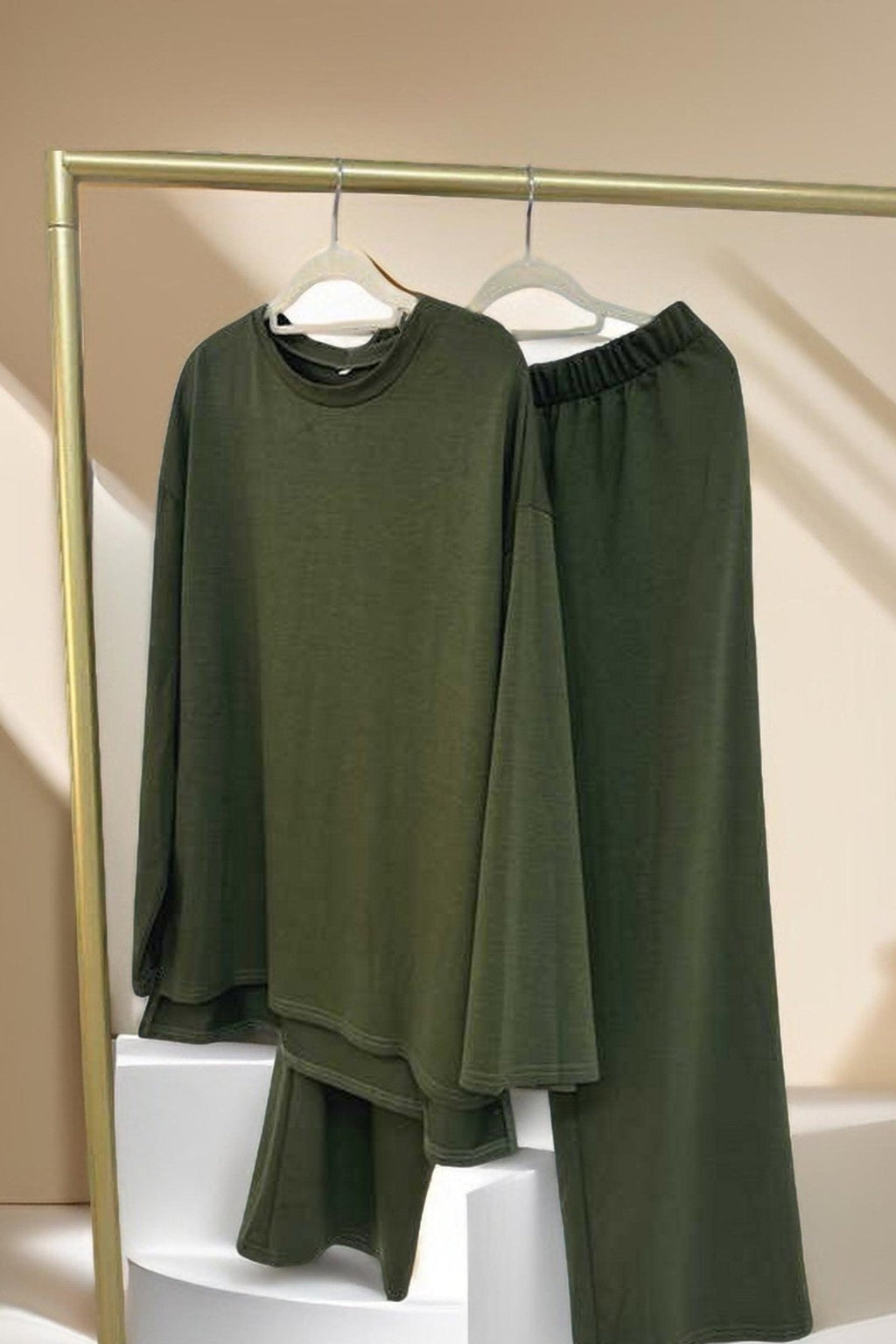 Melike Solid Color Co-Ord Set - Try Modest Limited