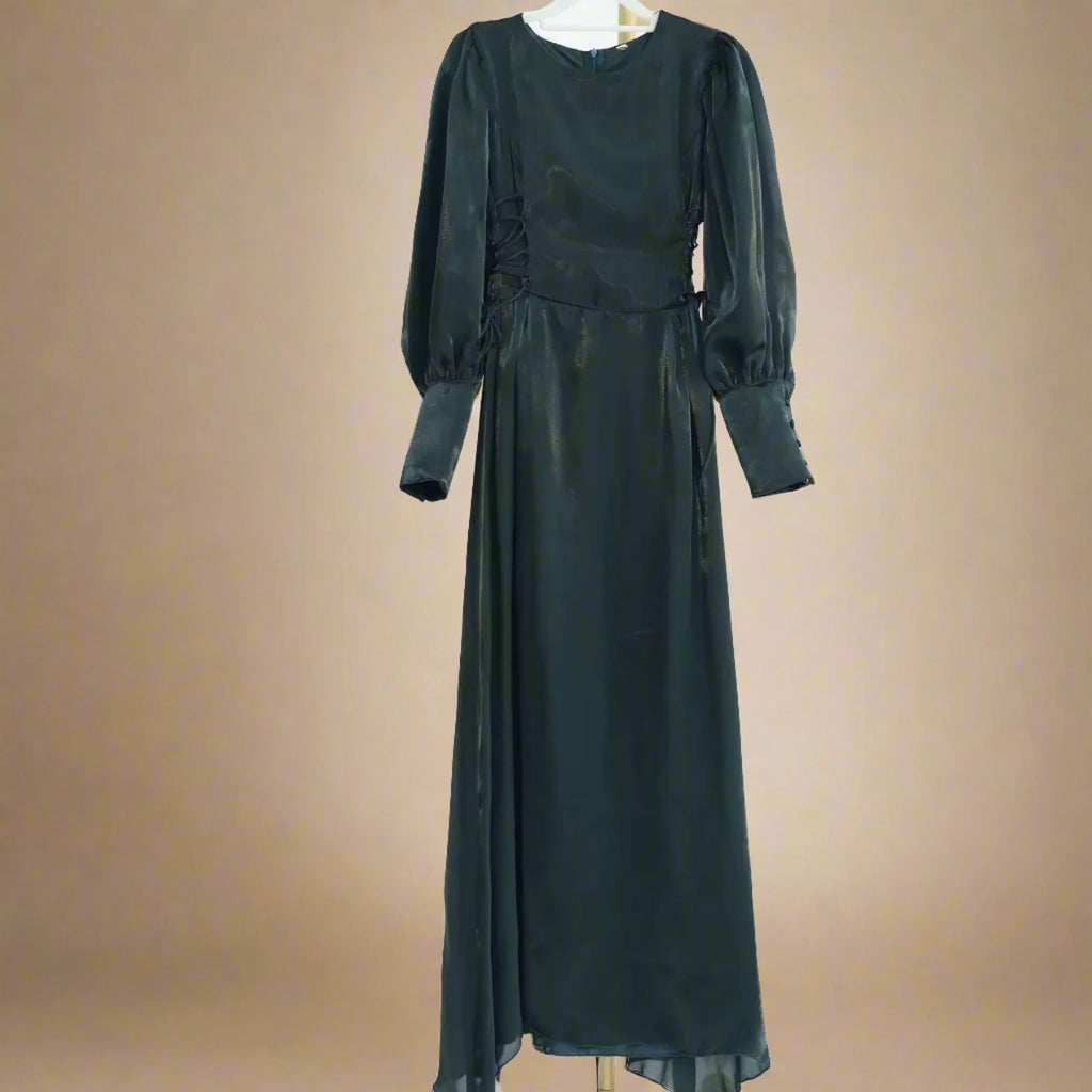 Merida long sleeve modest evening dress - Try Modest Limited
