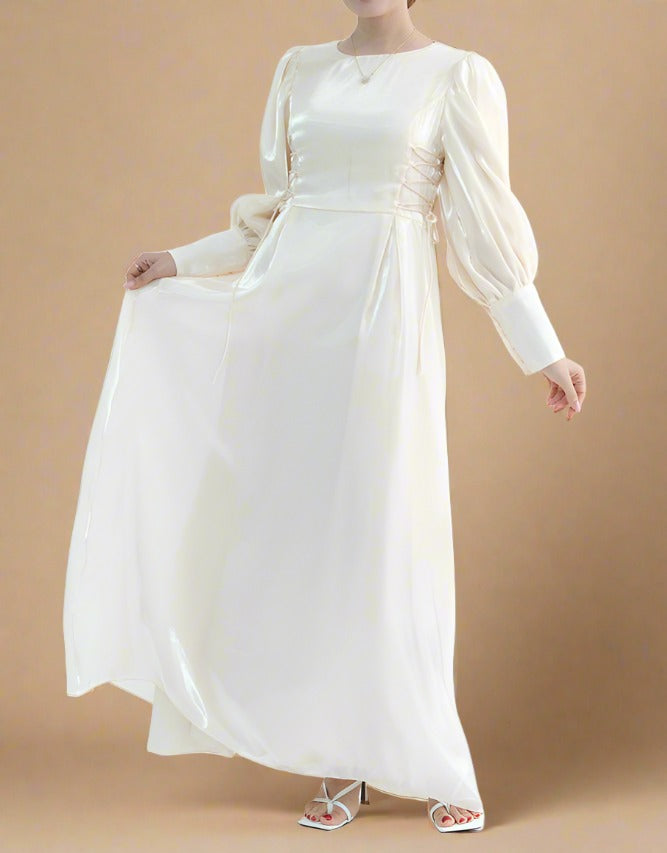 Merida long sleeve modest evening dress - Try Modest Limited
