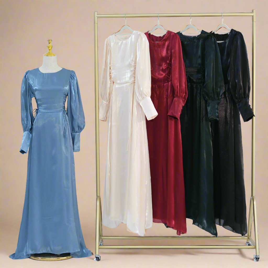 Merida long sleeve modest evening dress - Try Modest Limited