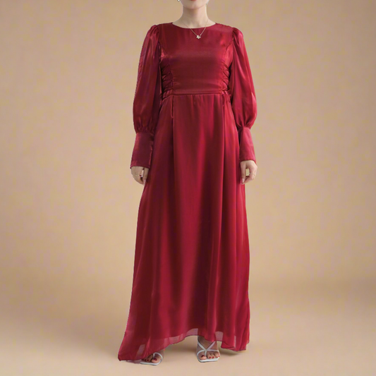 Merida long sleeve modest evening dress Try Modest Limited