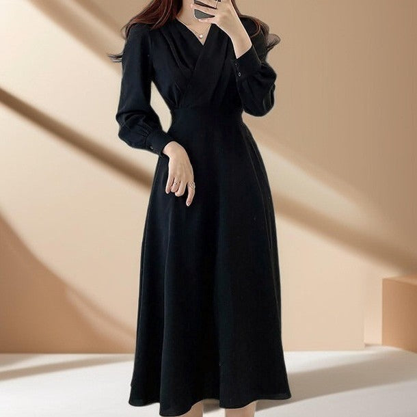 Midi A-Line maxi dress Non-Stretchable Full sleeve - Try Modest Limited 