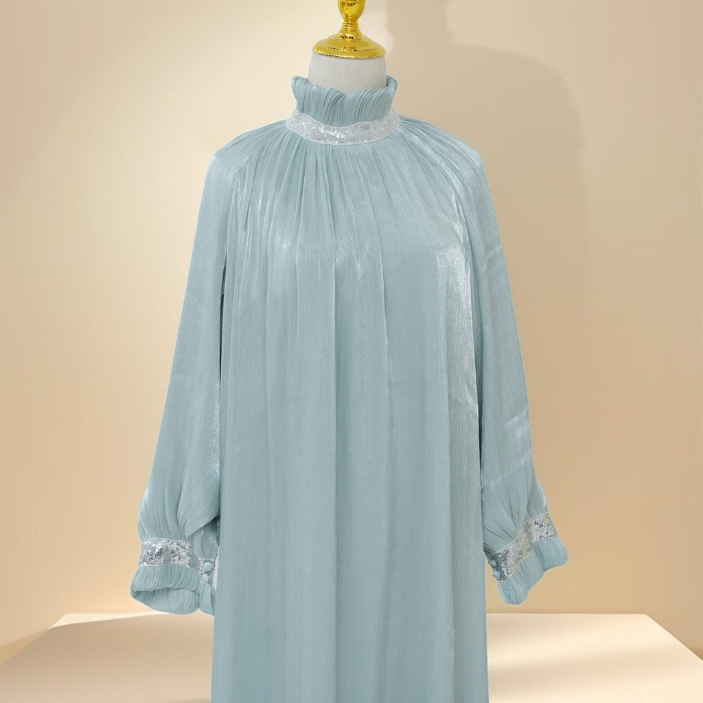 Mira - Twilight Elegance Embellished Maxi Dress - Try Modest Limited