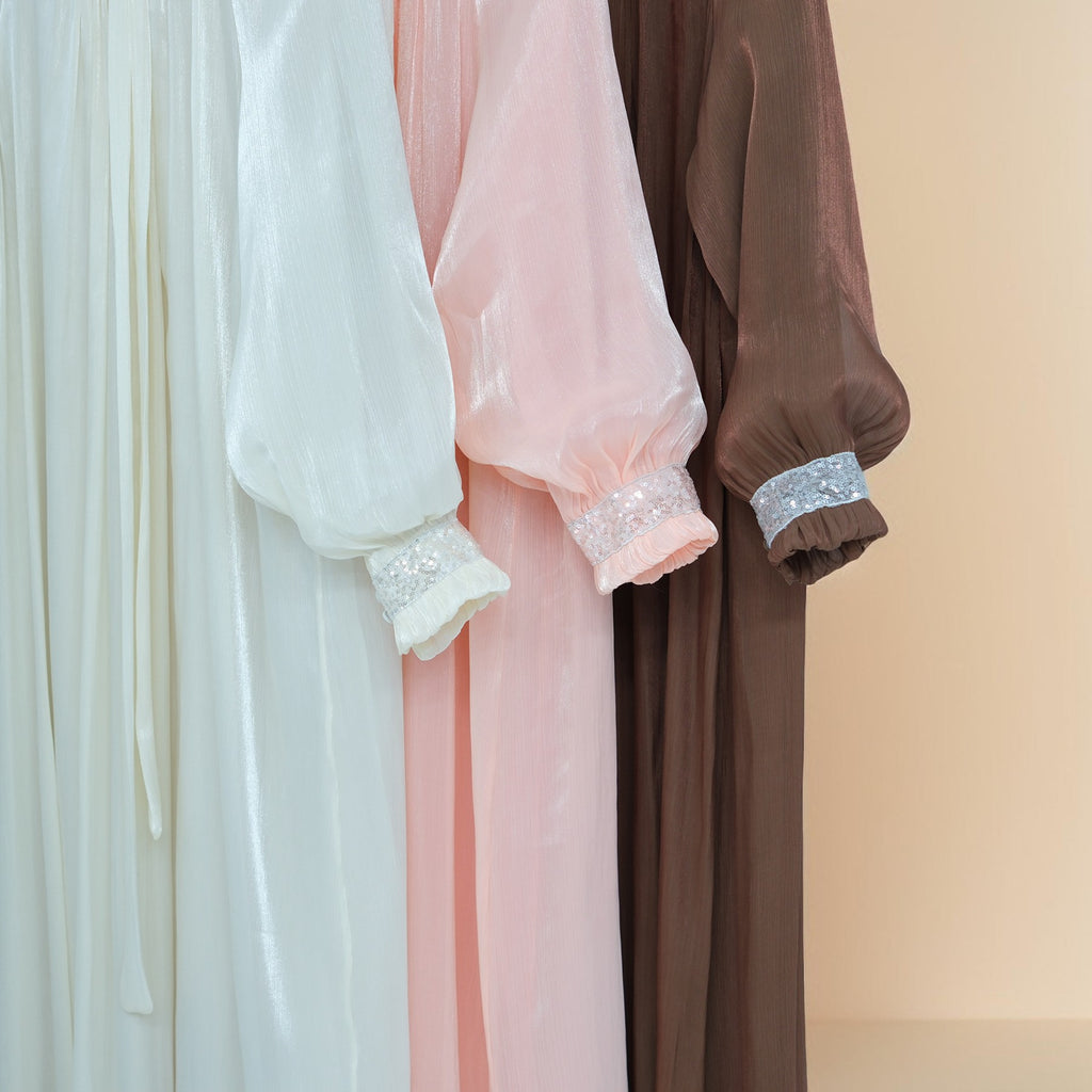 Mira - Twilight Elegance Embellished Maxi Dress - Try Modest Limited