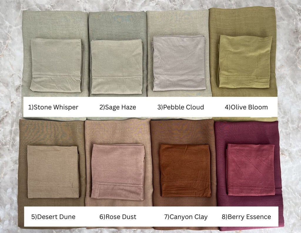 Essential Modal Hjabs With Matching Cap -35 shades - Try Modest Limited