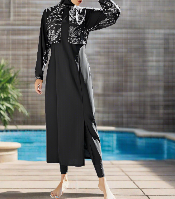 Modesta Splash 3-Piece Swimsuit Set - Try Modest Limited