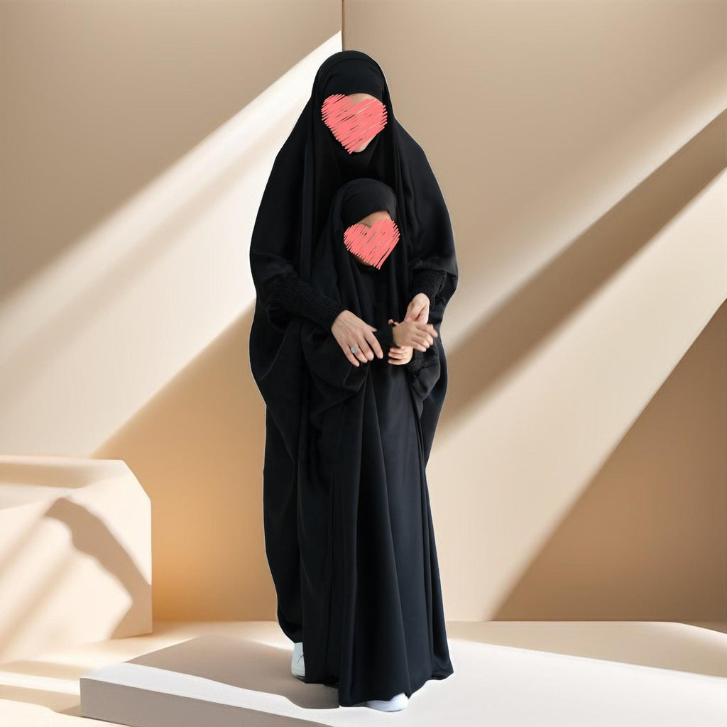 Mommy & Me Abaya Prayer Dresses: Elegant Matching Sets for Mother-Daughter Bonding - Try Modest Limited
