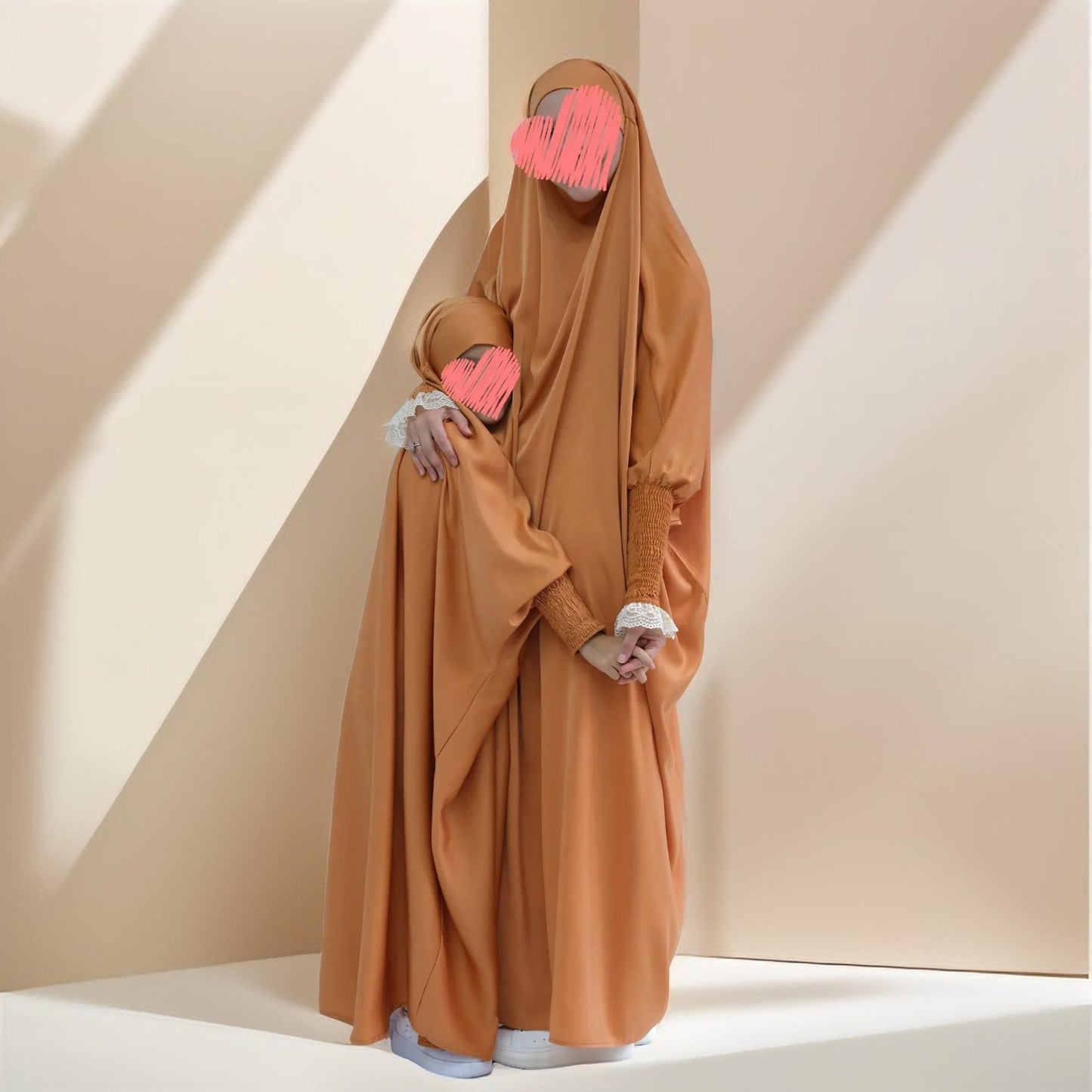 Mommy & Me Abaya Prayer Dresses: Elegant Matching Sets for Mother-Daughter Bonding - Try Modest Limited 