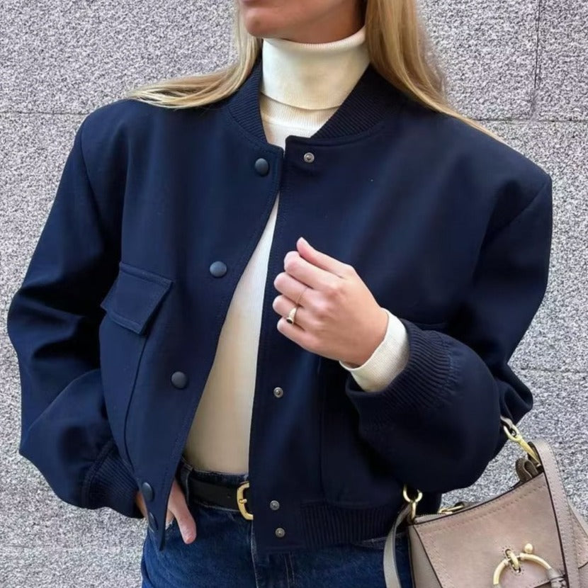 Moto-Chic Bomber Jacket - Try Modest Limited