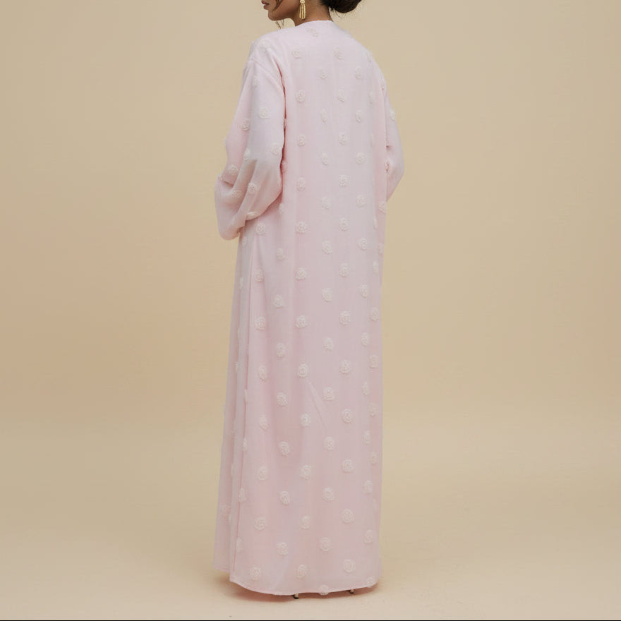 Muna 3D Flower Sommer Abaya & Hijab Set