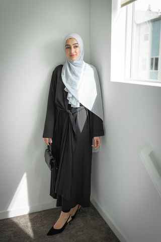 Muslim Robe Black Arabic Abaya-Women's Fashion - Try Modest Limited