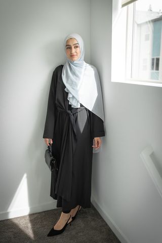 Muslim Robe Black Arabic Abaya-Women's Fashion - Try Modest Limited 