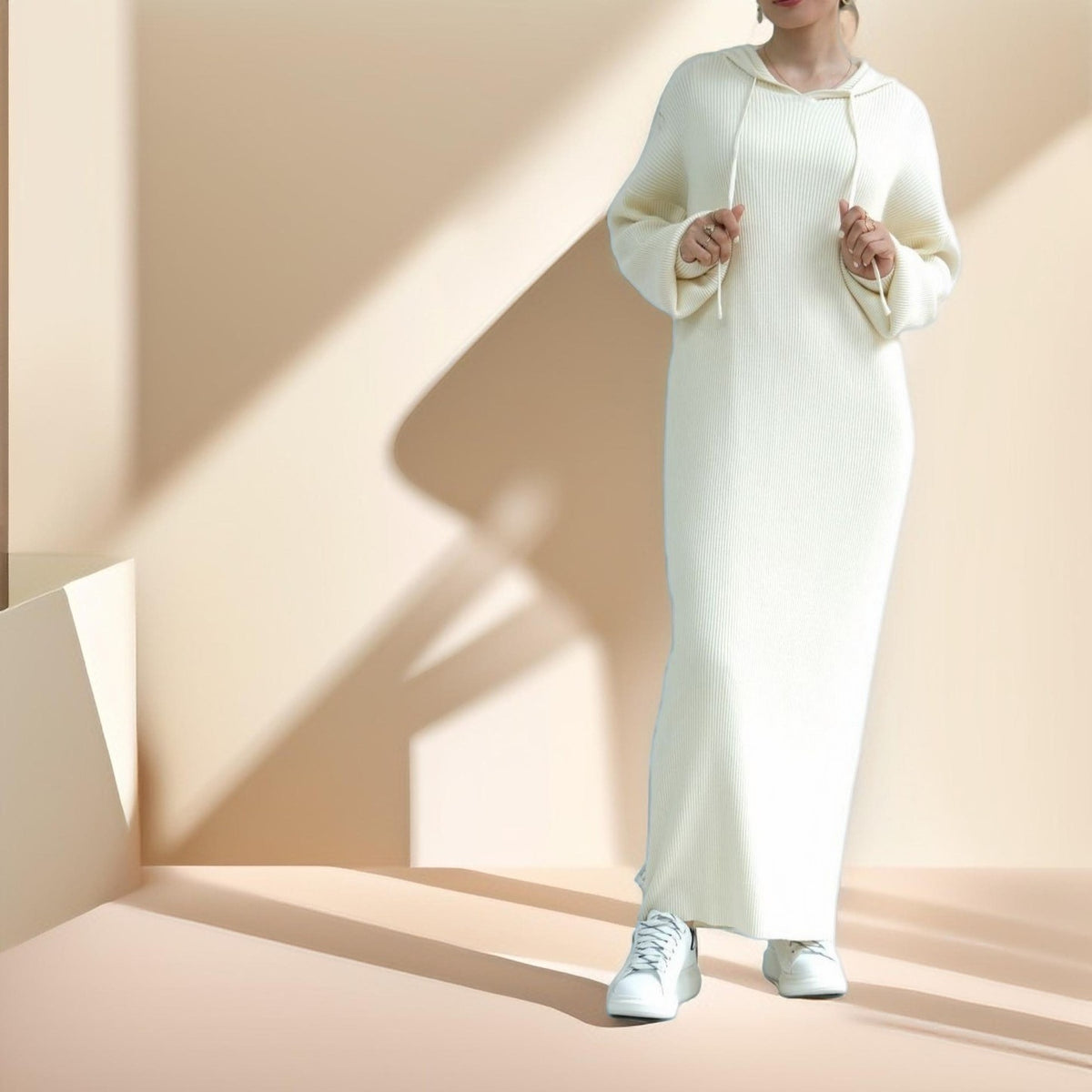 Must-Have Fall/Winter Hooded Maxi Dress - Try Modest Limited