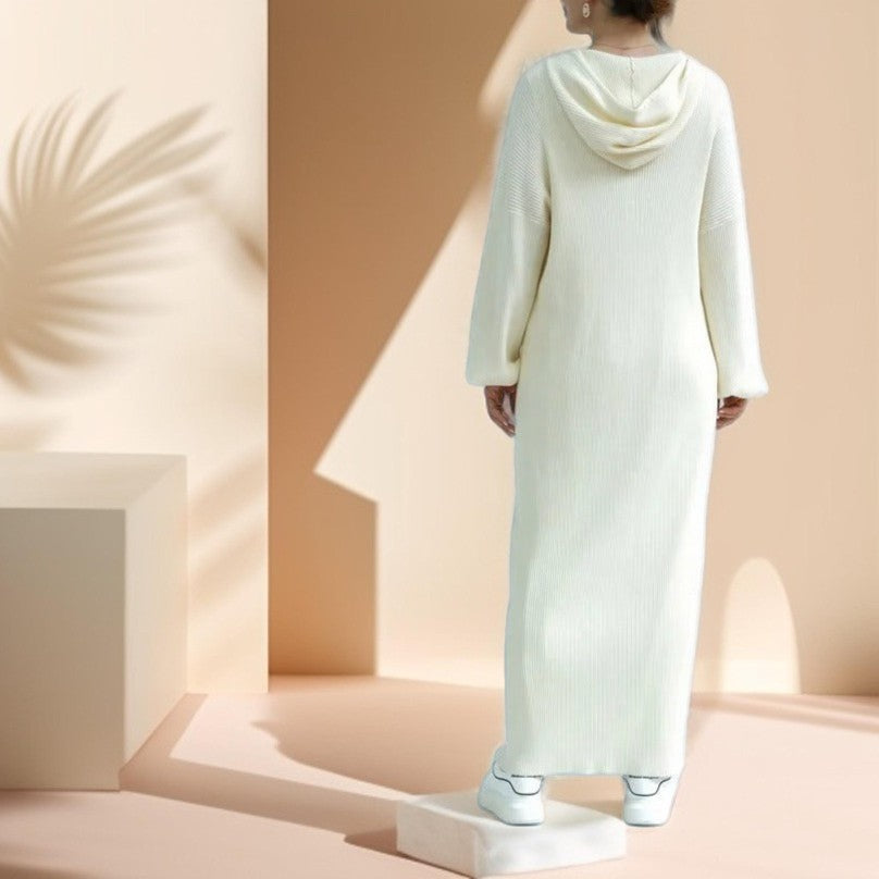 Must-Have Fall/Winter Hooded Maxi Dress - Try Modest Limited