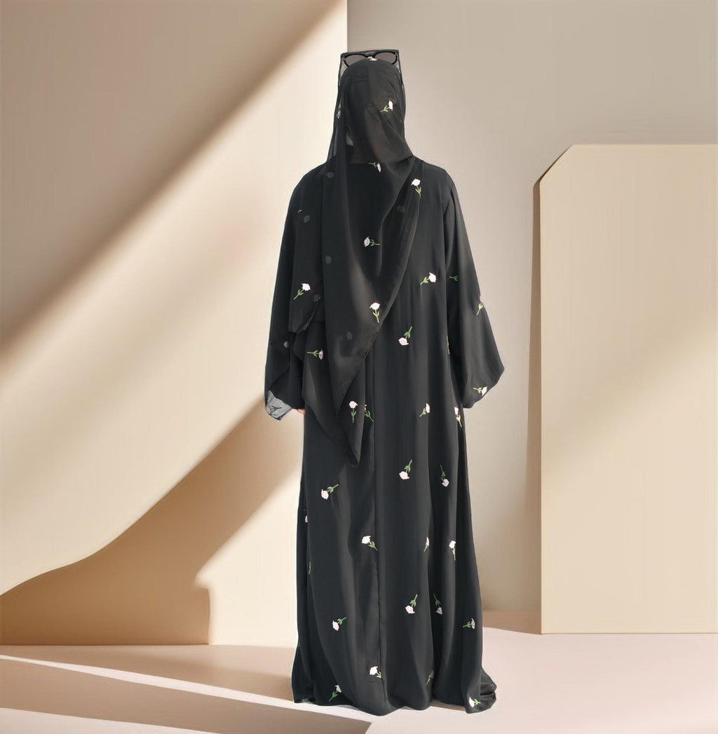 Nadira Maxi Dress with Matching Hijab - Try Modest Limited