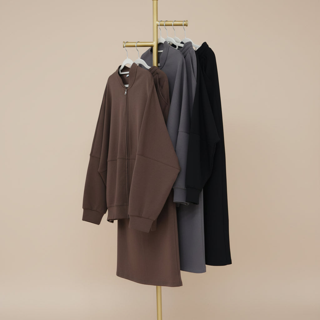 Set di due pezzi con felpa Nerina Modest e gonna lunga