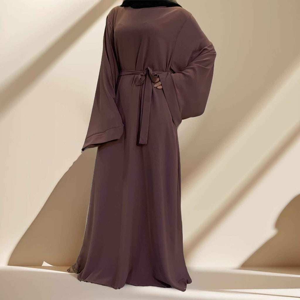 Noora: The Basic Abaya with Kimono Sleeve - Try Modest Limited