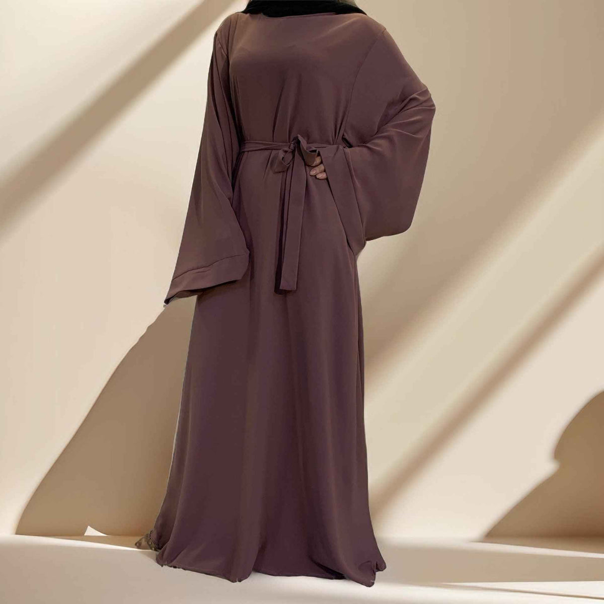 Noora: The Basic Abaya with Kimono Sleeve - Try Modest Limited