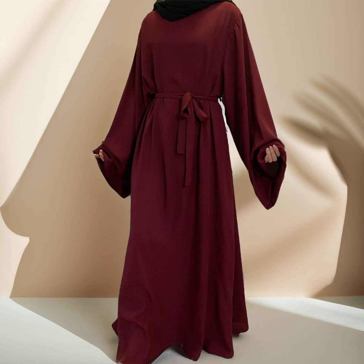 Noora: The Basic Abaya with Kimono Sleeve - Try Modest Limited