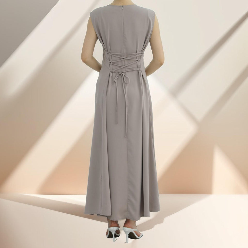 Noura Knot Open Abaya - Try Modest Limited