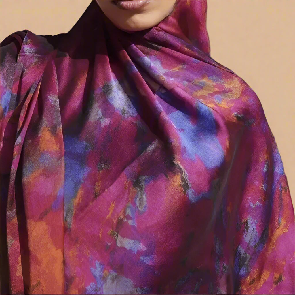 Serene Silk Printed Hijabs-22 prints - Try Modest Limited