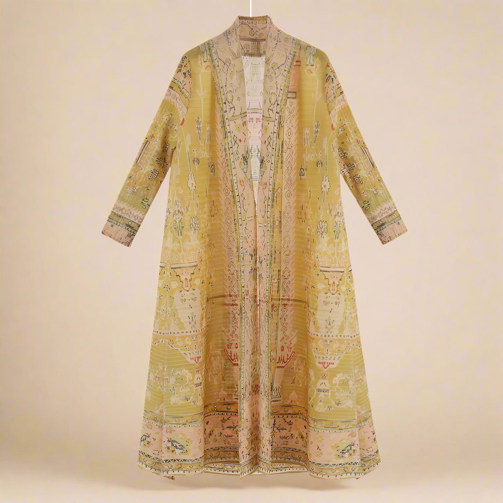 Boho lang gedruckter Kimono