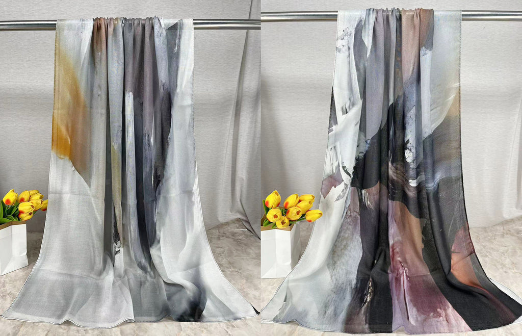 Printed Modal Hijabs-12 shades - Try Modest Limited