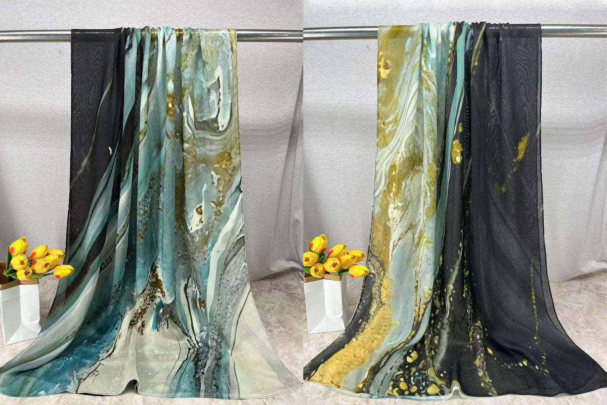 Printed Modal Hijabs-12 shades - Try Modest Limited