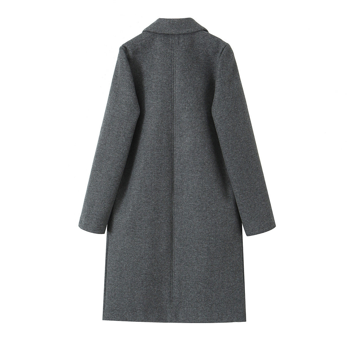 Textured open coat with a lapel collar - Try Modest Limited