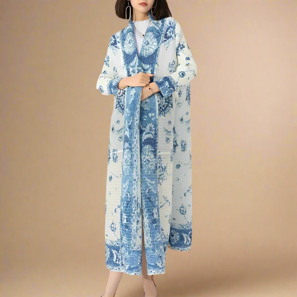 Boho lang gedruckter Kimono