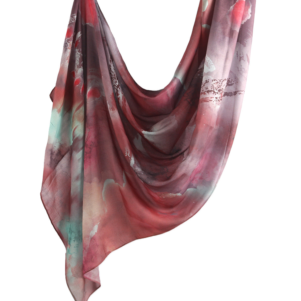 Trykte Tie Dye Hijabs