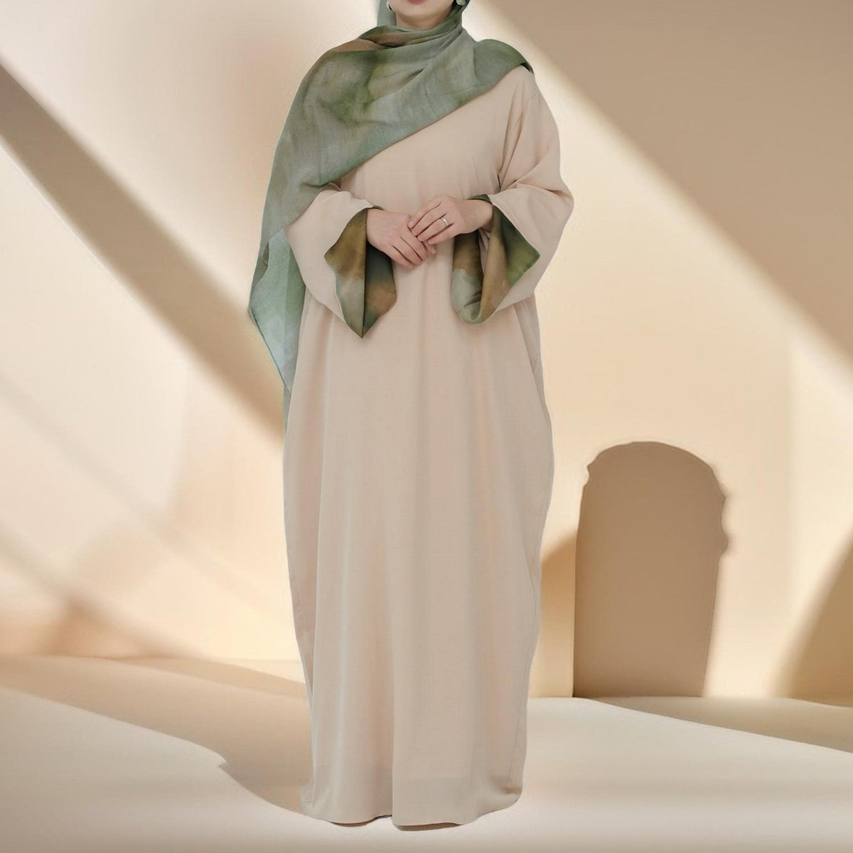 Olive Oasis 2-Piece Abaya Set - Try Modest Limited