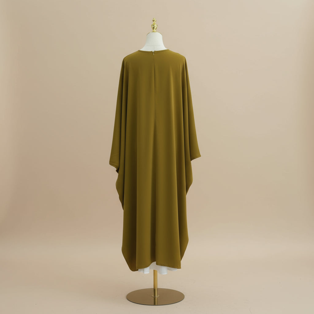 Top tunica oversize asimmetrico da donna | Blusa fluida a maniche lunghe con orlo diviso