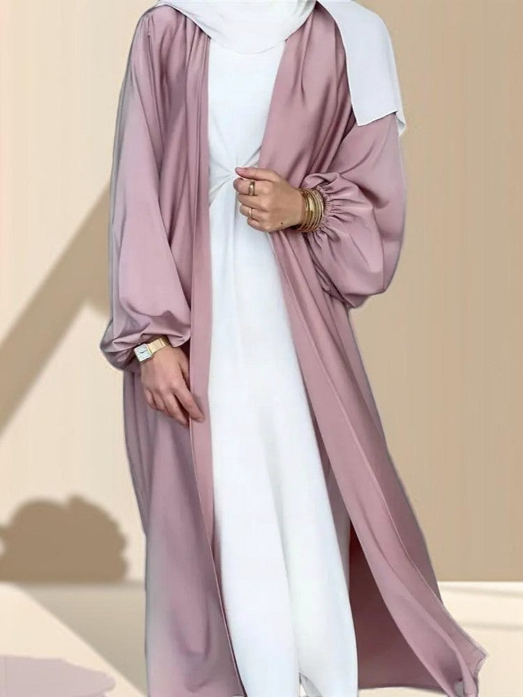 Casual Beautiful Bubble sleeve Kimono/Abaya for Women - Try Modest Limited 