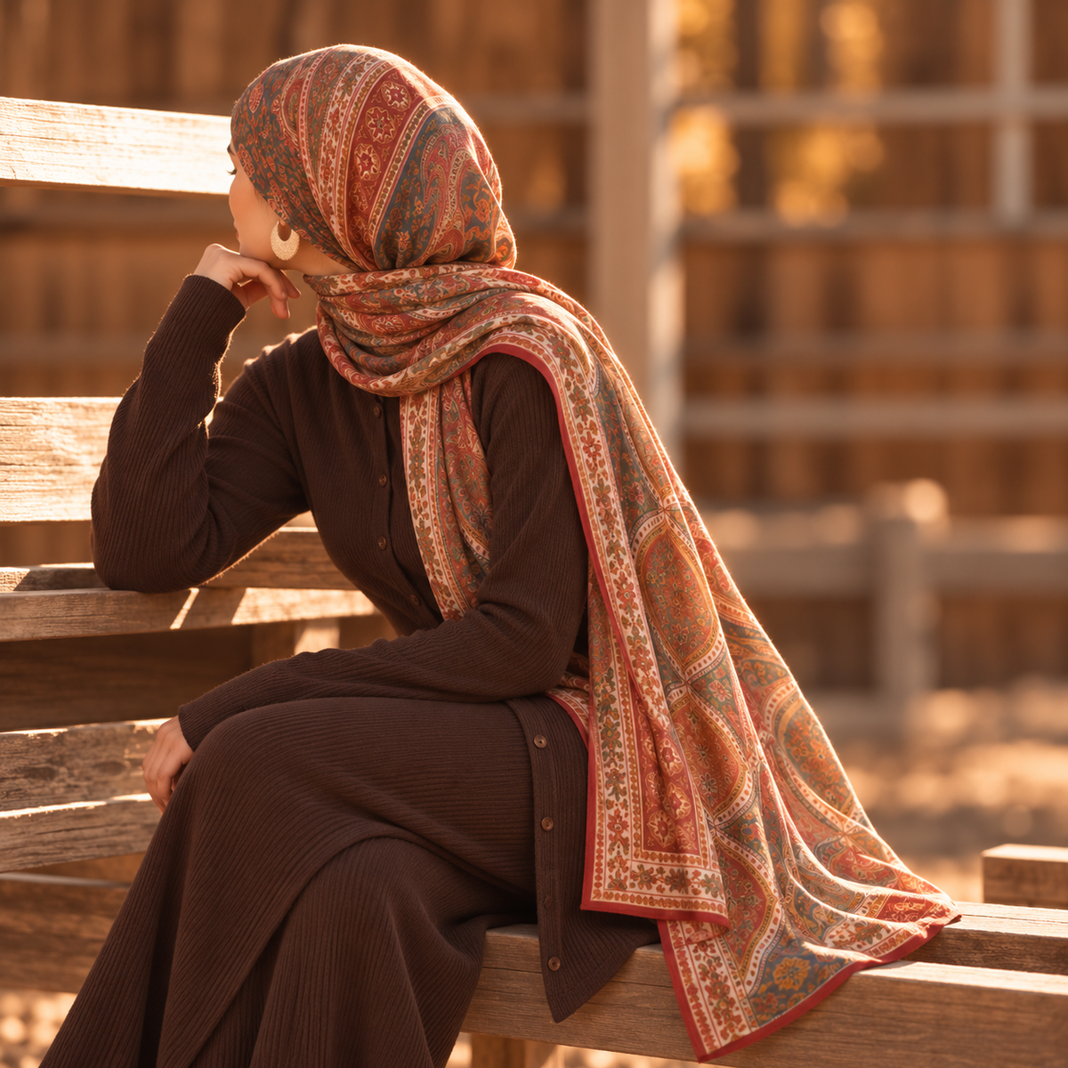 Paisley Archive Modal Hijab
