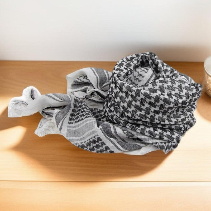 Palestine Arab Scarf: Traditional Keffiyeh Headwear for All - Try Modest Limited
