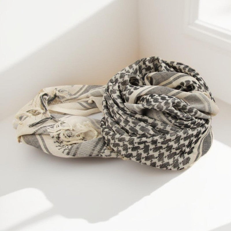 Palestine Arab Scarf: Traditional Keffiyeh Headwear for All - Try Modest Limited