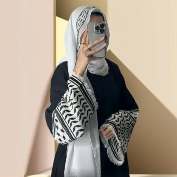 Palestine Ethereal Abaya - Try Modest Limited 