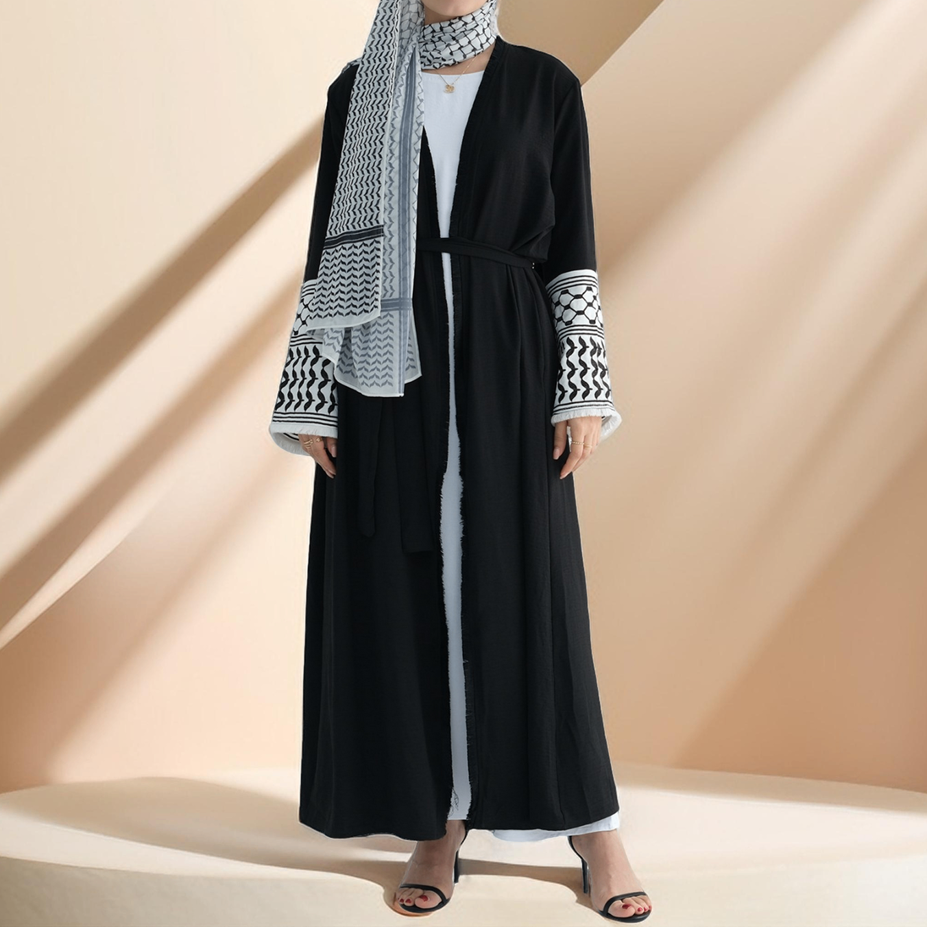 Palestine Ethereal Abaya - Try Modest Limited 