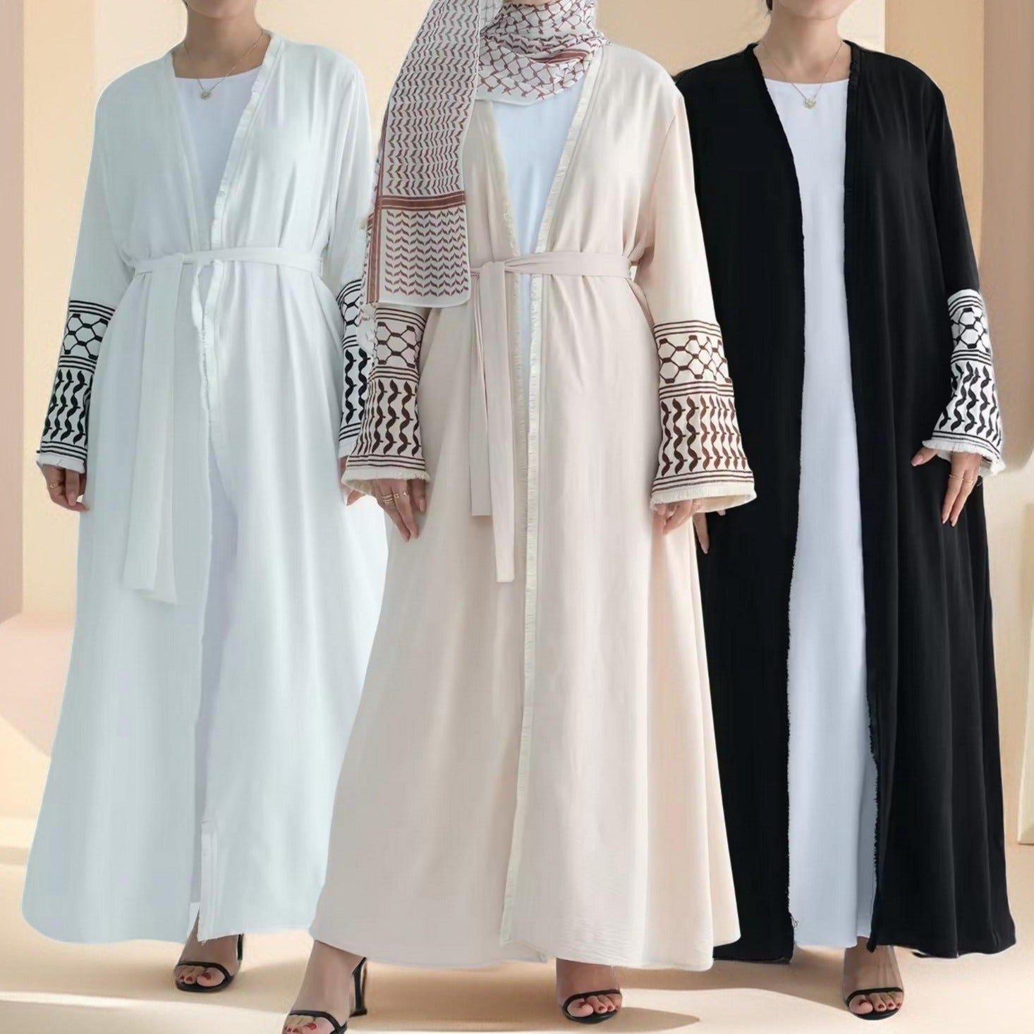 Palestine Ethereal Abaya - Try Modest Limited 