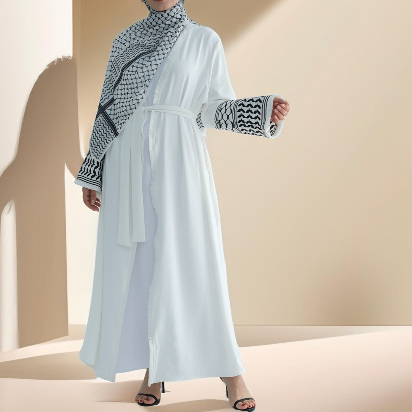 Palestine Ethereal Abaya - Try Modest Limited 