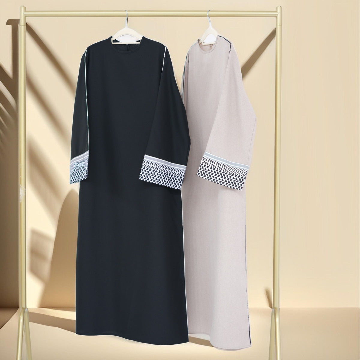 Palestine Kufiyah Inspired Abaya - Try Modest Limited